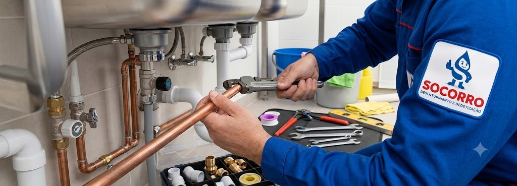 Profissional realizando Serviços de Hidráulica em Pomerode